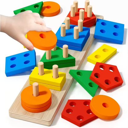Montessori Shape Blocks