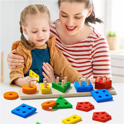 Montessori Shape Blocks