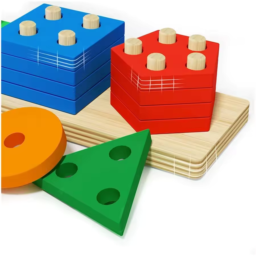 Montessori Shape Blocks