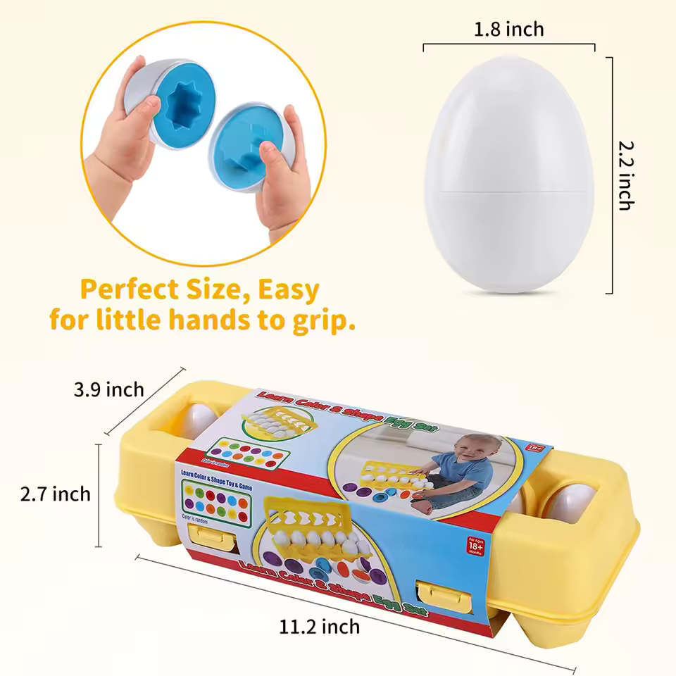 Montessori Geometry Eggs
