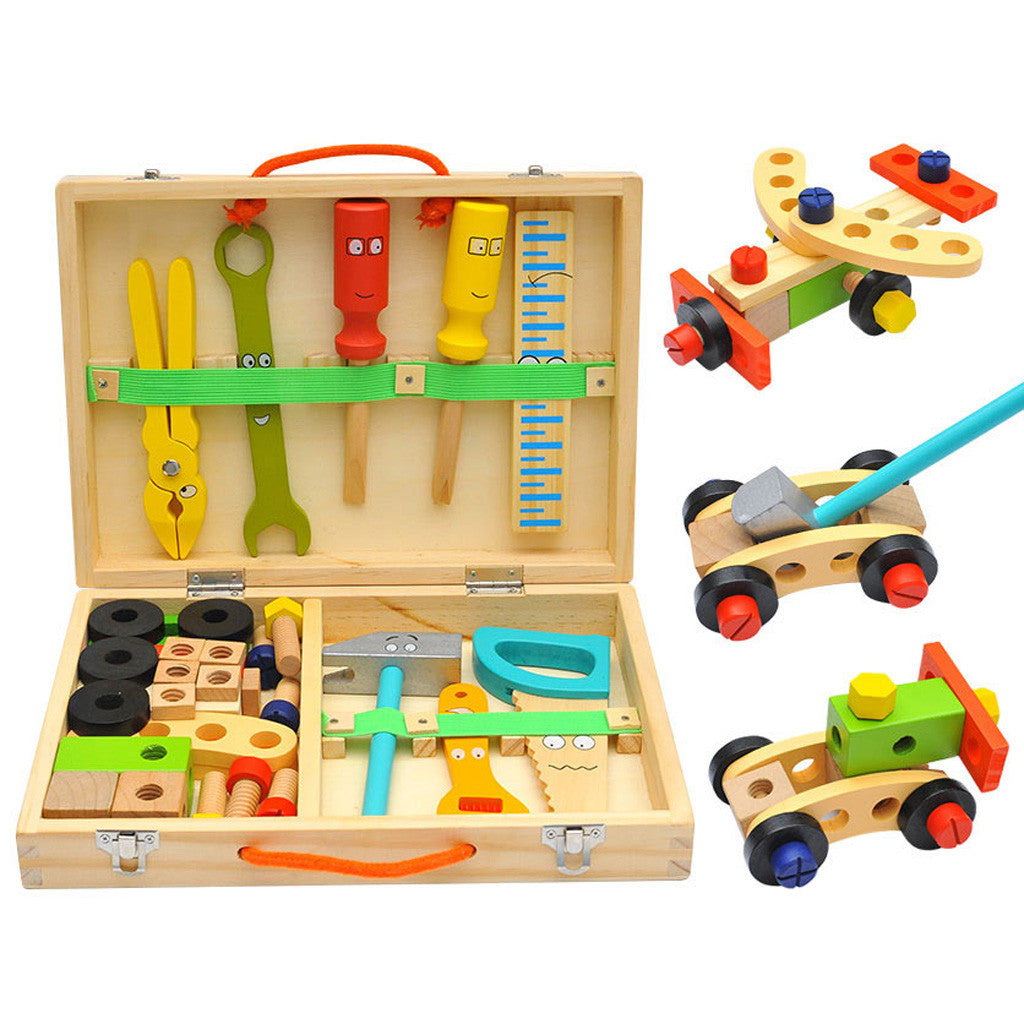 Montessori Wooden Toolbox