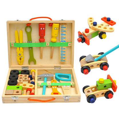 Montessori Wooden Toolbox
